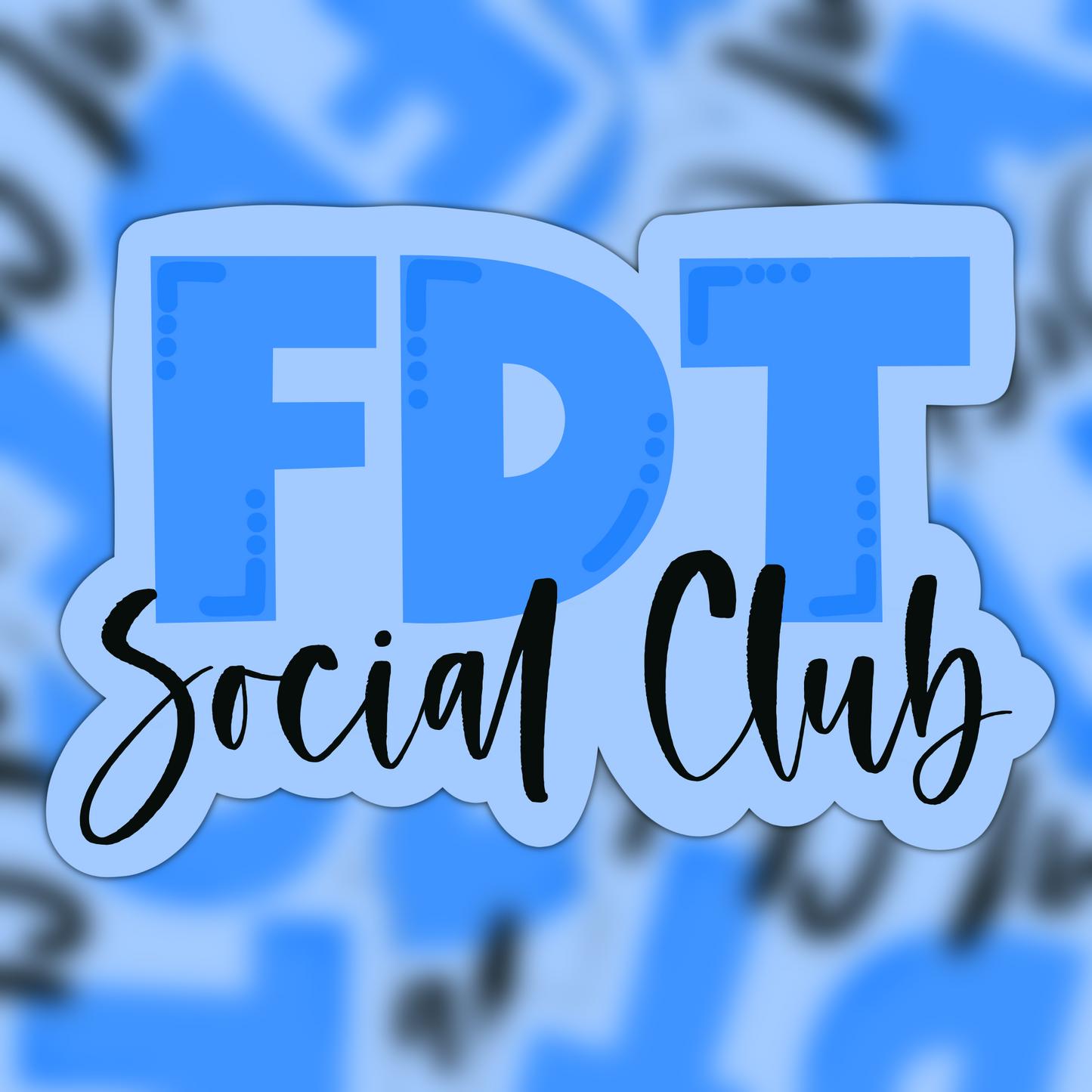 FDT Social Club Vinyl Sticker