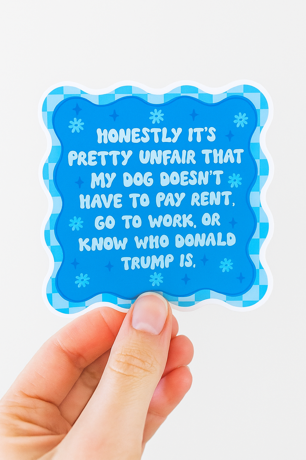 Unfair Dog Vinyl Sticker