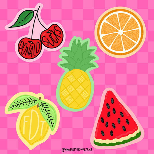 FDT Fruit Basket Vinyl Sticker Bundle