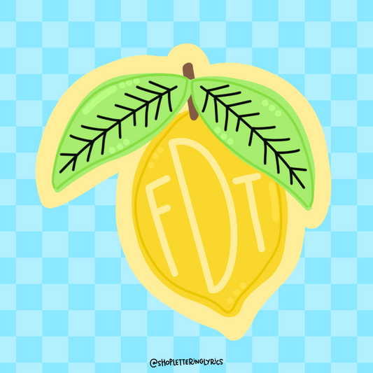 FDT Lemon Vinyl Sticker