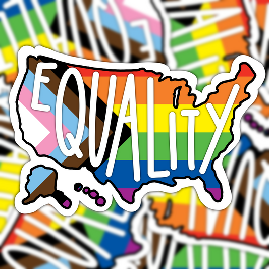 Equality USA Vinyl Sticker