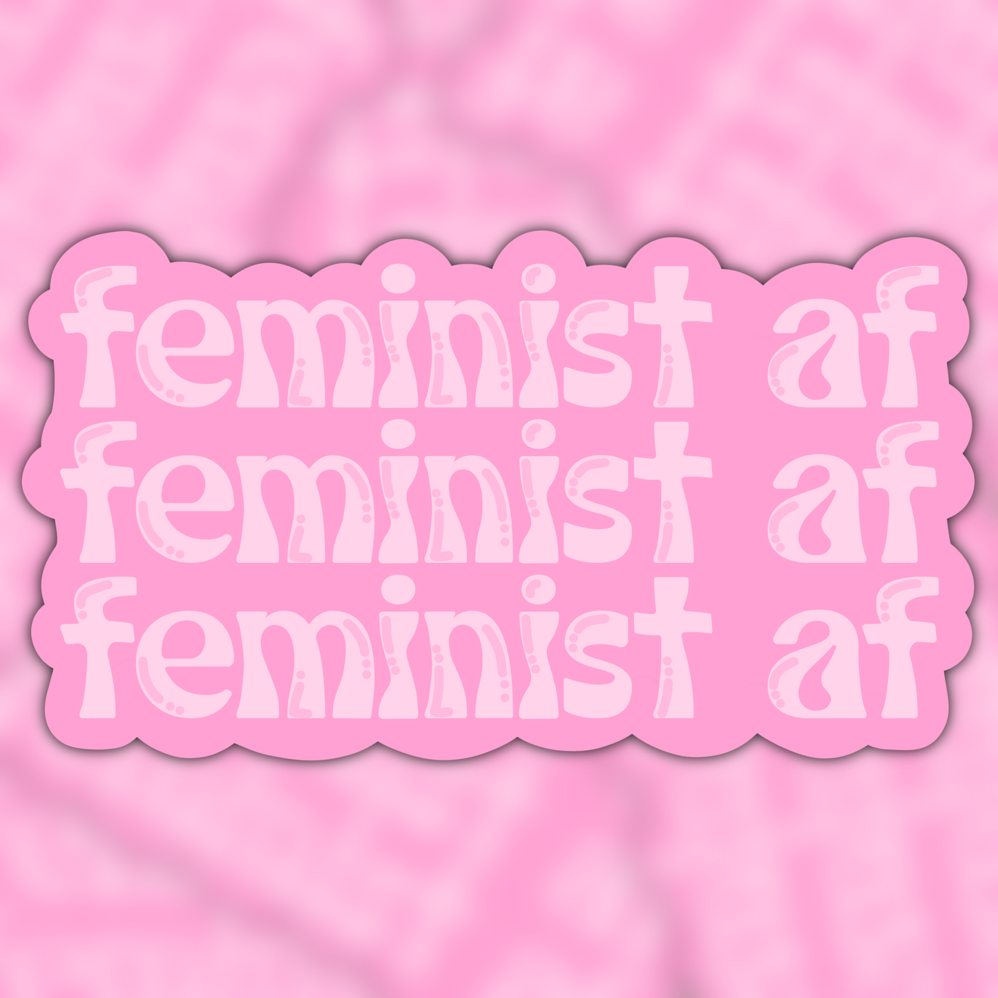 Feminist AF Vinyl Sticker