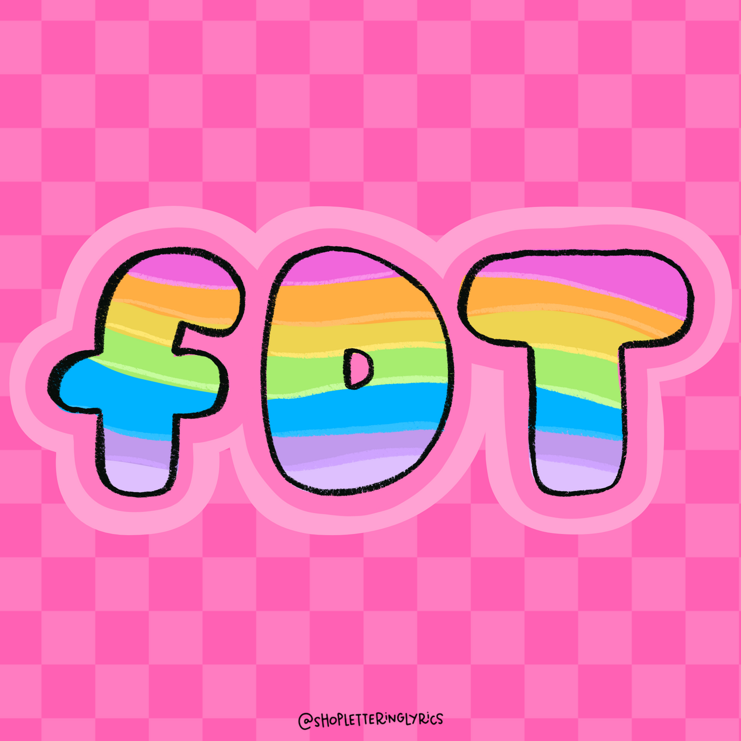 fDT Pride Vinyl Sticker