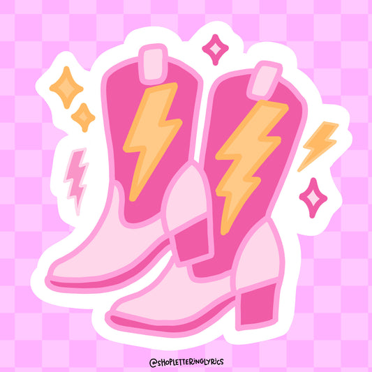 Storm Dancer Boots Vinyl Sticker