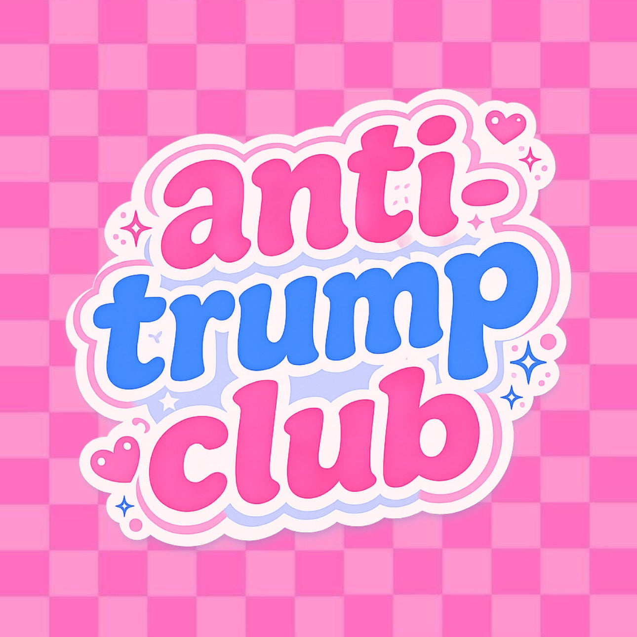 Anti-Trump Club Vinyl Sticker