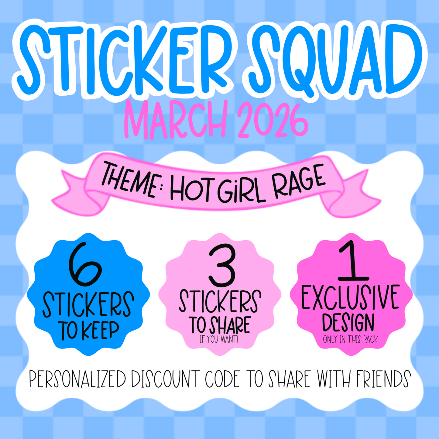 Sticker Squad (March 2026) Hot Girl Rage