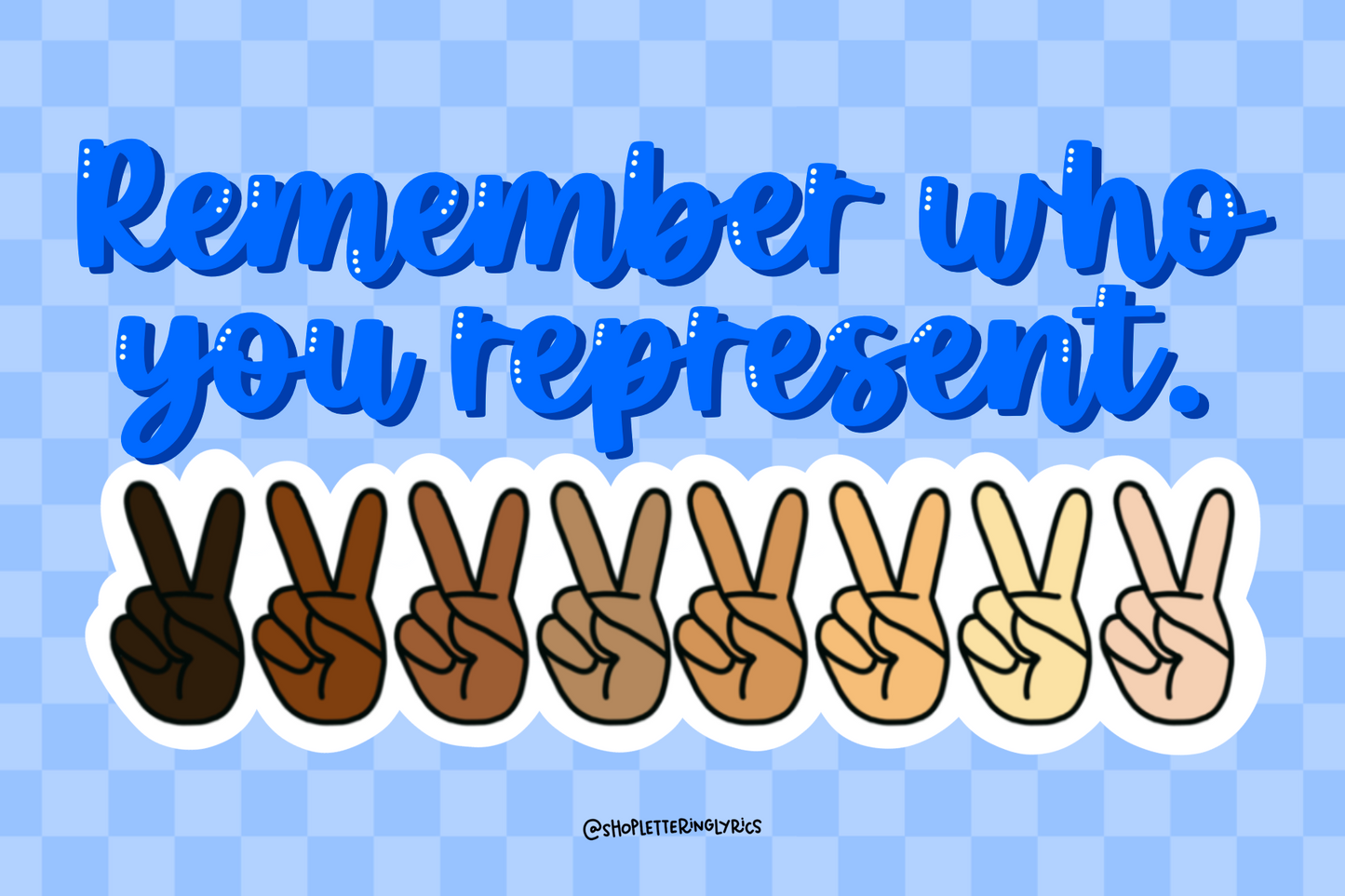 *PREORDER* Remember Who You Represent Post Card